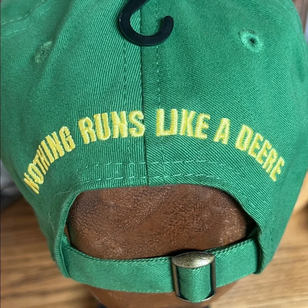 John Deere Classic Green Cap with Yellow Logo